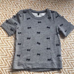 J. Crew Bow Sweatshirt